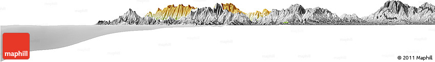 Physical Horizon Map of Sambu, desaturated