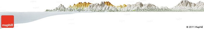 Physical Horizon Map of Sambu, lighten, semi-desaturated