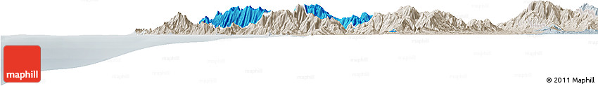 Political Horizon Map of Sambu, lighten, semi-desaturated