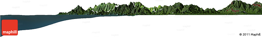 Satellite Horizon Map of Sambu, darken