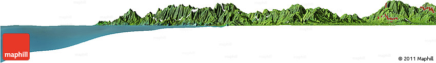 Satellite Horizon Map of Sambu