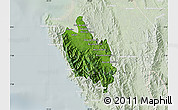 Satellite Map of Sambu, lighten