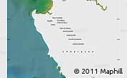 Satellite Map of Sambu, single color outside