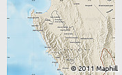 Shaded Relief Map of Sambu