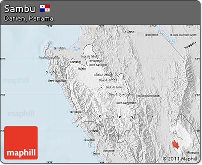 Silver Style Map of Sambu