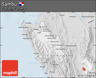 Silver Style Map of Sambu