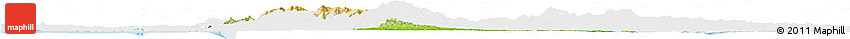 Physical Horizon Map of Herrera, single color outside