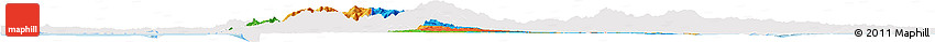 Political Horizon Map of Herrera, single color outside