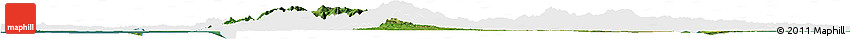 Satellite Horizon Map of Herrera, single color outside