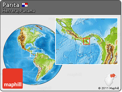 Physical Location Map of Parita