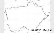 Blank Simple Map of Parita, cropped outside, no labels
