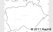 Blank Simple Map of Parita, no labels