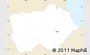 Classic Style Simple Map of Parita, single color outside