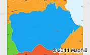 Political Simple Map of Parita