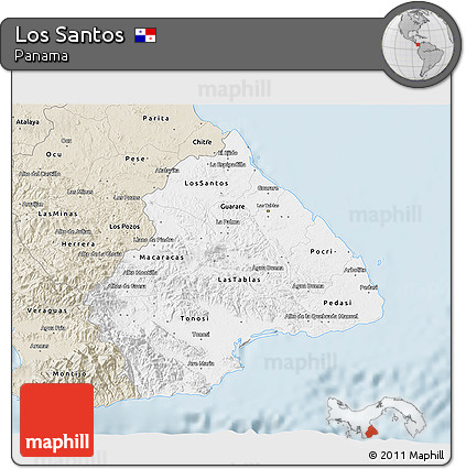 Classic Style 3D Map of Los Santos