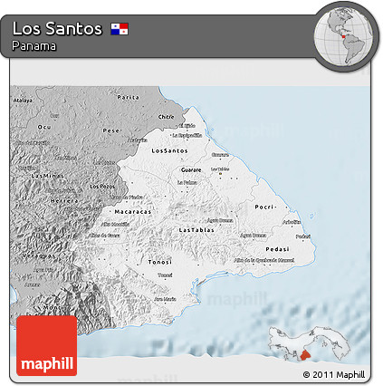 Gray 3D Map of Los Santos