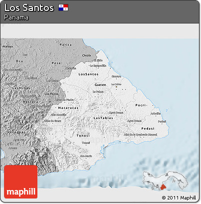 Gray 3D Map of Los Santos