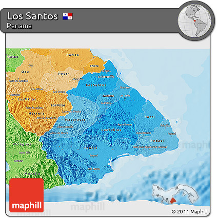 Political Shades 3D Map of Los Santos