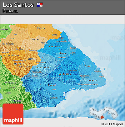 Political Shades 3D Map of Los Santos