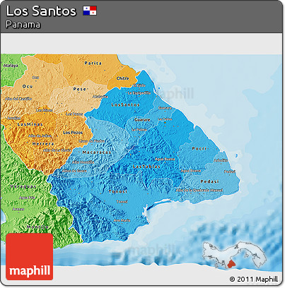 Political Shades 3D Map of Los Santos