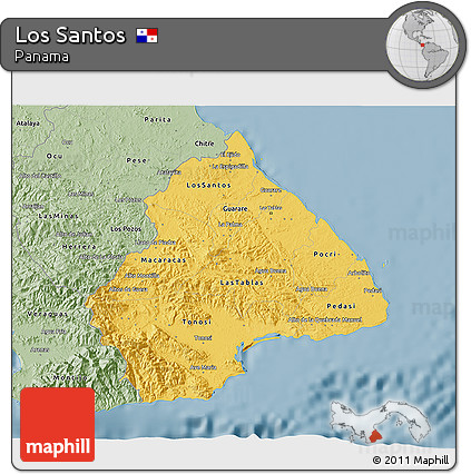Savanna Style 3D Map of Los Santos