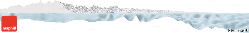 Silver Style Horizon Map of Los Santos, single color outside