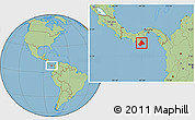 Savanna Style Location Map of Los Santos