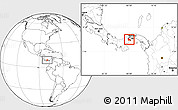 Blank Location Map of Capira