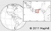 Blank Location Map of Calobre