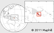 Blank Location Map of Central, highlighted country, within the entire country