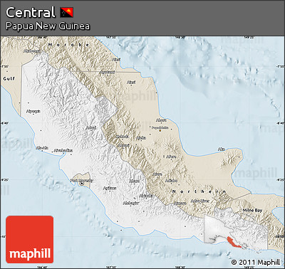 Classic Style Map of Central