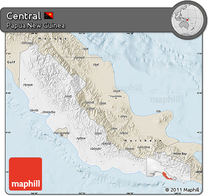 Classic Style Map of Central