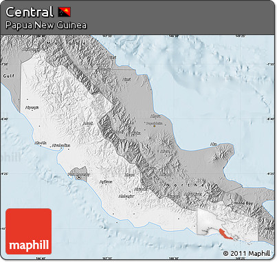 Gray Map of Central