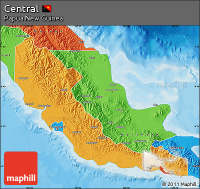 Political Map of Central