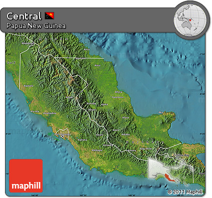 Satellite Map of Central