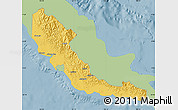 Savanna Style Map of Central, single color outside