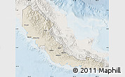 Shaded Relief Map of Central, lighten