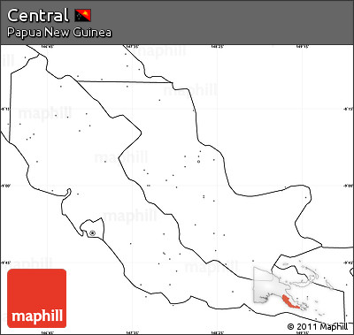 Blank Simple Map of Central, no labels
