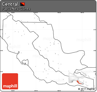Blank Simple Map of Central, no labels