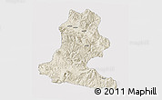 Shaded Relief 3D Map of Chimbu, single color outside