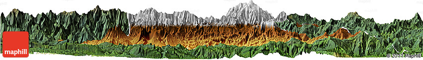 Physical Horizon Map of Chimbu, satellite outside