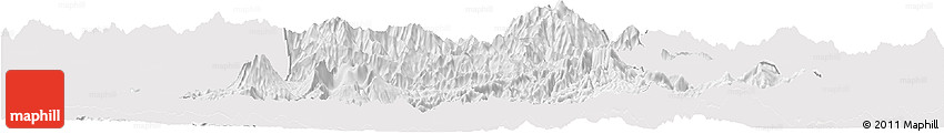 Silver Style Horizon Map of Chimbu, single color outside