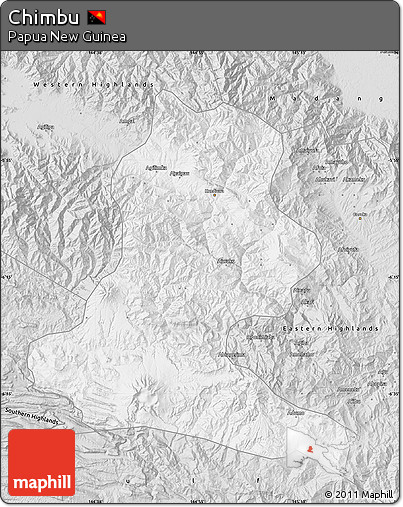Silver Style Map of Chimbu