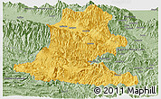 Savanna Style Panoramic Map of Chimbu