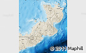 Shaded Relief Map of East New Britain