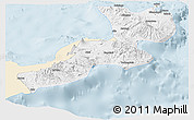 Classic Style Panoramic Map of East New Britain, single color outside
