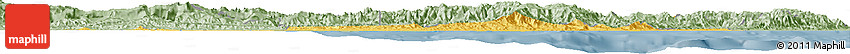Savanna Style Horizon Map of East Sepik