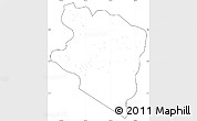 Blank Simple Map of Eastern Highlands, cropped outside, no labels