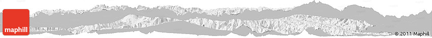 Gray Horizon Map of Enga, single color outside