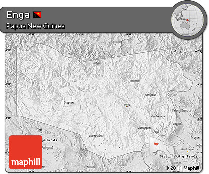 Silver Style Map of Enga